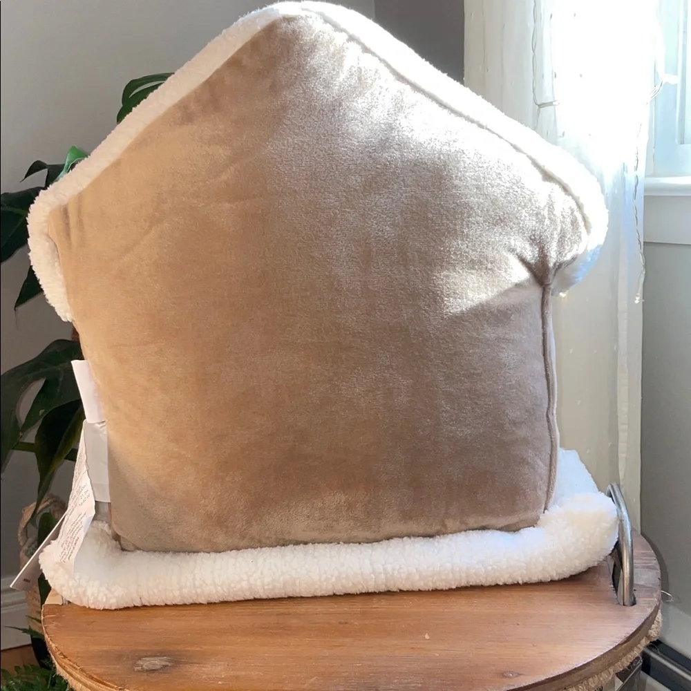 Tommy Bahama Festive Gingerbread House Pillow
